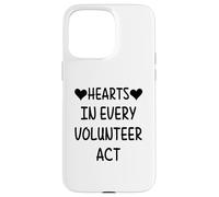 Custodia per iPhone 15 Pro Max Cuori in ogni atto di volontariato