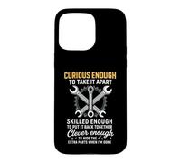 Custodia per iPhone 15 Pro Max Curious Enough To Take It Apart Hide Extra Parts Funny Quote