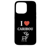 Custodia per iPhone 15 Pro Max Cute Funny caribous animals little simple i love caribou