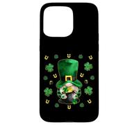 Custodia per iPhone 15 Pro Max Cute Gnome For Teacher Women And Men For St. Patricks Day