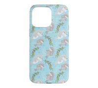 Custodia per iPhone 15 Pro Max Cute Womens Girls Kids Pattern Baby Manatee Lover