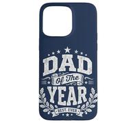 Custodia per iPhone 15 Pro Max Dad of the Year Vintage Distressed Father's Day