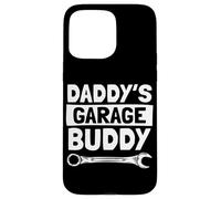 Custodia per iPhone 15 Pro Max Daddy's Garage Buddy, amante dell'auto, meccanico, garagista