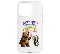 Custodia per iPhone 15 Pro Max Daddys Little Stinker Bear Skunk Puzza campeggio nei boschi