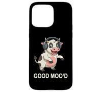 Custodia per iPhone 15 Pro Max Dancing Mow Music DJ Good Mooh Mood Design