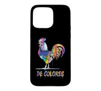 Custodia per iPhone 15 Pro Max DeColores Cursillo Rainbow Rooster Cattolico