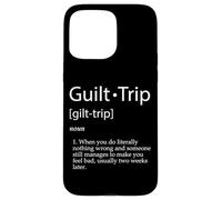 Custodia per iPhone 15 Pro Max Definizione di viaggio in colpa Barzelletta sarcastica per genitori adulti cattivi