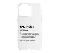 Custodia per iPhone 15 Pro Max Definizione Ingegnere Divertente Sarcastico STEM Nerd Scienza Matematica