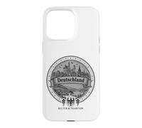 Custodia per iPhone 15 Pro Max Deutschland Kultur Tradizione Castello Tedesco Paesaggio Grafico