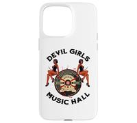 Custodia per iPhone 15 Pro Max Devil PinUp Girl 1950's Rock Roll Rockabilly Uomo Donna