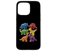 Custodia per iPhone 15 Pro Max Dinosauri gommosi - caramelle dolci colorate
