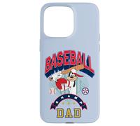 Custodia per iPhone 15 Pro Max Disney Baseball Dad Sports Goofy Father's Day Gift