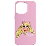 Custodia per iPhone 15 Pro Max Disney The Muppets Miss Piggy Big Face