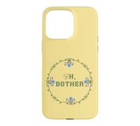 Custodia per iPhone 15 Pro Max Disney Winnie the Pooh Oh Bother Cross Stitch Style