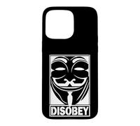 Custodia per iPhone 15 Pro Max Disobbedisci alla rivoluzione anonima per le persone anti-corrotte