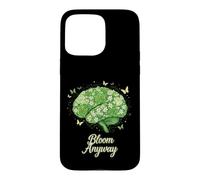 Custodia per iPhone 15 Pro Max Divertente Bloom Comunque Cervello Floreale Detto Sarcastico