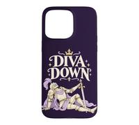 Custodia per iPhone 15 Pro Max Divertente cavaliere medievale diva giù umorismo rinascimentale