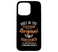 Custodia per iPhone 15 Pro Max Divertente costruito negli anni Cinquanta originale non restaurato 70 ° B-day