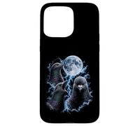 Custodia per iPhone 15 Pro Max Divertente Pigeon Moon Strano Meme maledetto Stupido Piccioni
