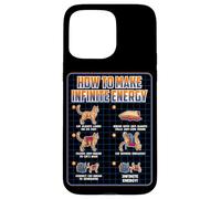 Custodia per iPhone 15 Pro Max Divertente Scienza Sarcasmo Ipotesi Infinite Energy Loop Cat