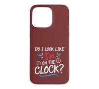 Custodia per iPhone 15 Pro Max Do I Look Like I'm On The Clock Funny Workplace Humor