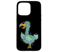 Custodia per iPhone 15 Pro Max Dodo Uccello con occhiali e libro