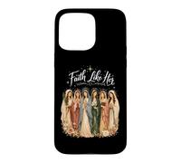 Custodia per iPhone 15 Pro Max Donne cattoliche di fede - Santi cristiani