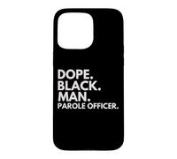 Custodia per iPhone 15 Pro Max Dope Black Man, agente per la libertà vigilata, Afro-American Pride