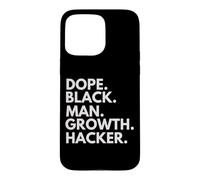 Custodia per iPhone 15 Pro Max Dope Black Man Growth Hacker African American Pride