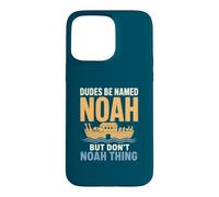 Custodia per iPhone 15 Pro Max Dudes Be Named Noah Nome divertente gioco di parole di proporzioni bibliche