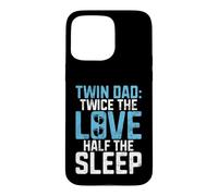 Custodia per iPhone 15 Pro Max Due volte l'amore metà del sonno Twin Dad