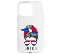 Custodia per iPhone 15 Pro Max Dutch Girl Dutch Heritage Netherlands Flag