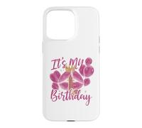 Custodia per iPhone 15 Pro Max È il mio compleanno Afro Girl Crown Black Women Melanin Bday