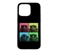 Custodia per iPhone 15 Pro Max Eastern Box Tartaruga Pop Art Divertente Turtle Lover Photo Booth