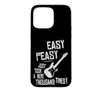 Custodia per iPhone 15 Pro Max Easy-Peasy Mille volte praticare la chitarra elettrica