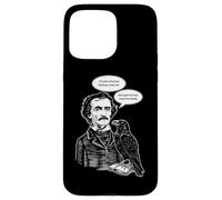 Custodia per iPhone 15 Pro Max Edgar Allan Poe Raven Letteratura gotica Poesia macabra