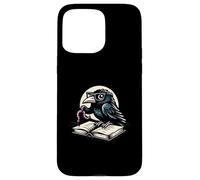 Custodia per iPhone 15 Pro Max Edgar Allan Poe Raven Letteratura gotica Poesia macabra