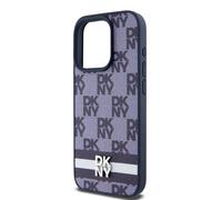 Custodia per iPhone 15 Pro Max Elegant con motivi a righe e piastrelle - Nouvo