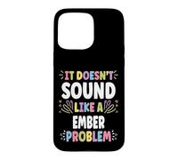 Custodia per iPhone 15 Pro Max EMBER Personalized Women's Gift Custom EMBER