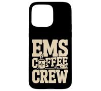Custodia per iPhone 15 Pro Max EMS Coffee Crew Paramedico EMT Primo soccorritore