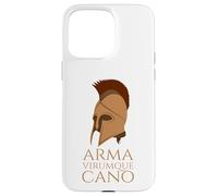 Custodia per iPhone 15 Pro Max Eneide - Mitologia romana - Arma Virumque - Latino classico