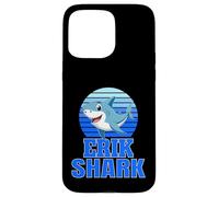 Custodia per iPhone 15 Pro Max Erik Shark Family Reunion Squad Nome Cognome