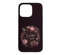 Custodia per iPhone 15 Pro Max Escape Squad - Chiave a forma di colibrì, motivo floreale