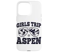 Custodia per iPhone 15 Pro Max Escursione Ragazze Aspen Sci Weekend Fuga in Montagna