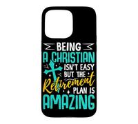 Custodia per iPhone 15 Pro Max Essere cristiani non è facile, ma il piano pensionistico è stupendo