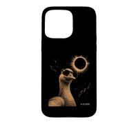 Custodia per iPhone 15 Pro Max Evento solare con occhiali da sole eclissi d'oca divertente 12 agosto 2026