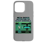 Custodia per iPhone 15 Pro Max Expecting Dad Gamer New Boss Sleep Schedule