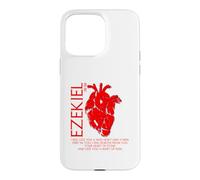 Custodia per iPhone 15 Pro Max Ezechiele 36:26 Nuovo Cuore Inspirational Christian