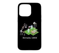 Custodia per iPhone 15 Pro Max Falsa Luna Landing Spara Nevada Area 51 Bufala