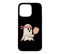 Custodia per iPhone 15 Pro Max Fantasma che gioca a pickleball con grafica a bandana